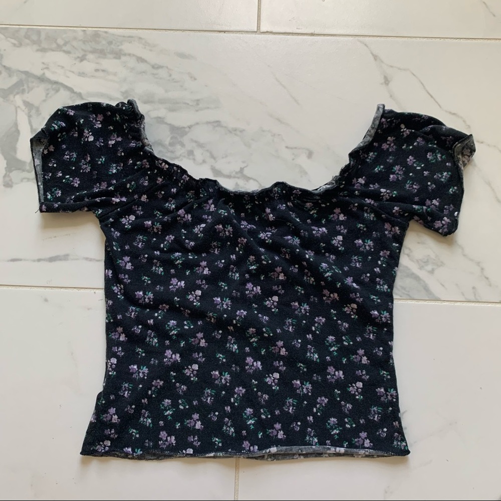 Princess polly crop top floral US 4 - Picture 7 of 7